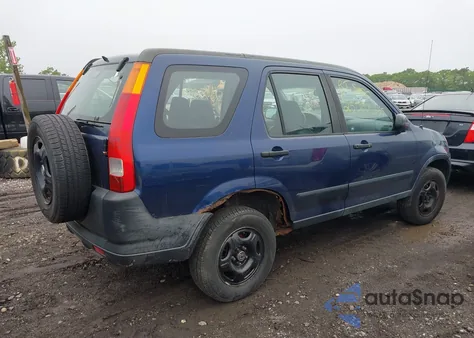 2002 Honda Cr-V Lx из США, поврежденный, VIN JHLRD78462C044763